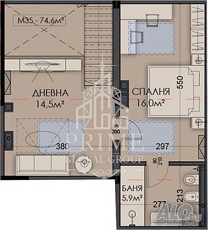 Мезонет 3-стаен - Продажба Варна | кв. Виница, | Етаж 4+5 | Запад