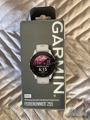 Garmin forerunner 255 мултиспорт часовник-бял