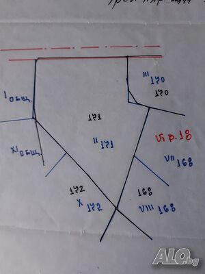 Айтос, с. Малка поляна, УПИ 2175 кв.м, ток, вода, сонда за промишлена вода, 42 метра лице на път, равен терен