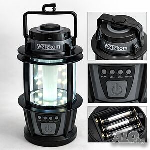 Къмпинг LED фенер Wetekom - лампа с осветление и управление