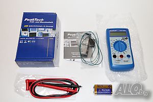Мултицет Peakteach, 4 цифри, стандарт TÜV, немски, внос от Германия