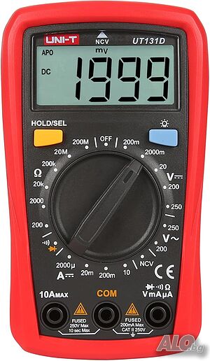 удароустойчив мултицет UNI-T, UT131D, Германия