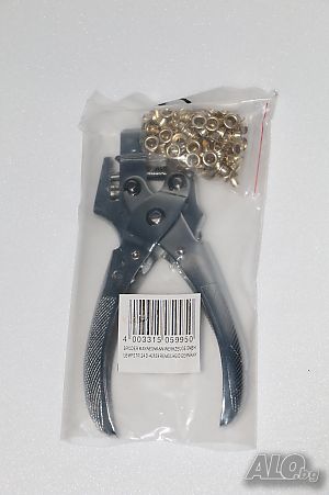 Пробивна замба с капси 50 бр., клещи, MANNESMANN, Германия