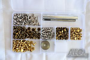 рапиди 180 бр., 2 размера, 3 цвята, и инструменти за монтаж