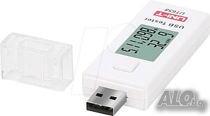 USB (тип А) измервател за ток и напрежение UNI-T, нов, немски, внос от Германия