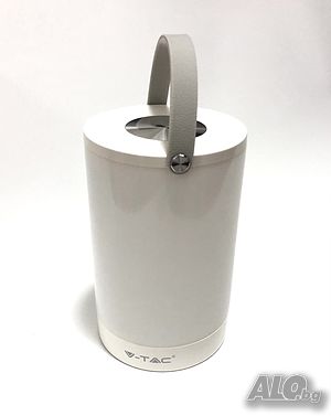 V-TAC, LED акумулаторна, къмпинг лампа Power bank, 4000K, 6W