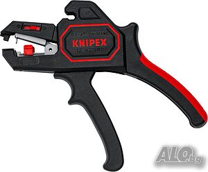 Клещи автоматични за сваляне на изолация, оголване на кабели KNIPEX 12 62 180, 0,2-6,0 mm²