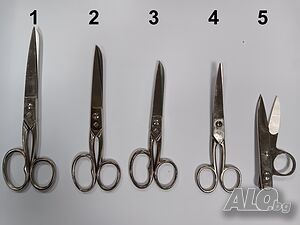 кожарска, сарашка ножица, ножици, 5 вида, Италия, високо качество