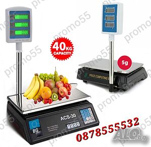 Електронна везна с платформа до 40кг. 100кг. 150кг. 300кг. 350кг. Платформен кантар