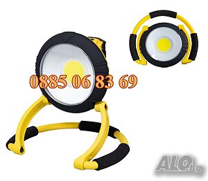 Сгъваем LED работен прожектор с акумулаторна батерия 21V, аварийна работна лампа с USB