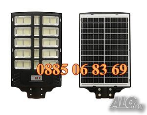 Улична соларна LED лампа 1400W, градинска соларна лампа с 25 секции