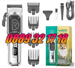Професионална машинка за подстригване на кучета, котки, домашни любимци VGR V-201