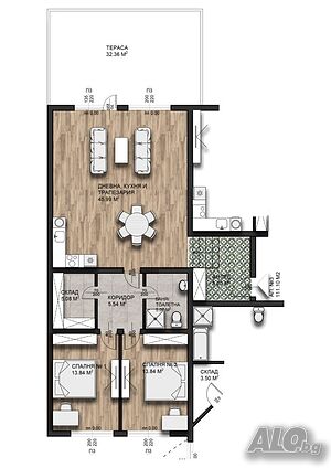 Продажба 3-стаен гр. Велико Търново - с. Малки чифлик 143m²