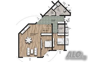 Просторен Тристаен Апартамент - с. Малки чифлик 148m²