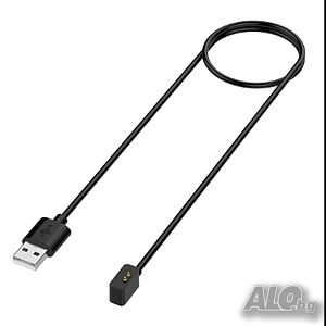 Зарядно за часовник Xiaomi, Mi Band 8, USB, 3.5W, 1m, Techsuit (TXC3), черно