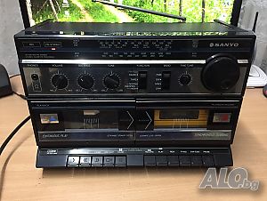Двукасетъчен Радио Касетофон SANYO MW170L *1985 г-Япония