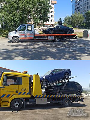 Пътна помощ и репатрак с лебедка пътна помощ Окей услуги автовоз