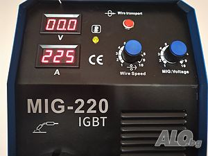 Професионален Инверторен Телоподаващ апарат 220А реални!! ТЕЛОПОДААЩО СО2 220А - 4м. шланг