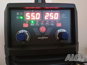 250 PROFESSIONAL Синергичен Заваръчен / Телоподаващ апарат за Алуминий MIG MMA TIG 250 -Телоподаващо