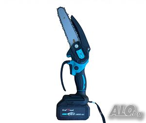 Aкумулаторен трион с 2 шини и 2 броя 36V 8AH батерии