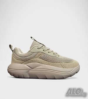 Дамски маратонки с удобна анатомична подметка D9178-4 beige
