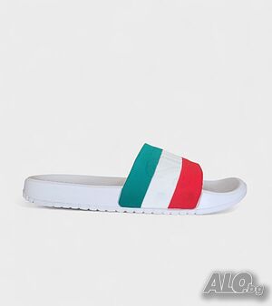 ПРОМОЦИЯ! Мъжки чехли Grand Attack - бели с трикольор 31103 white 7.65€