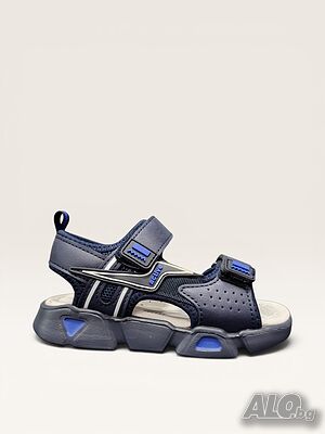 Детски сандали за момче с лека гъвкава подметка W027007 navy