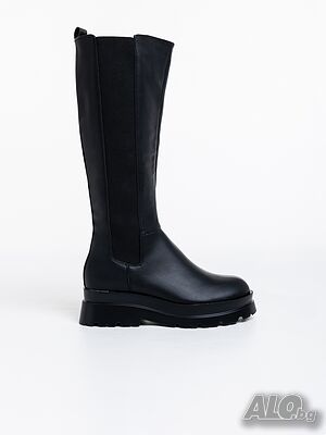 СЕЗОННО НАМАЛЕНИЕ!!! -30% Дамски ботуши с ластик марка Buonarotti Модел: 2А-1504 black
