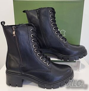 Дамски кожени боти на марката PARROTO модел: VB08-3201 black