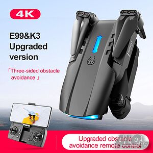 Нови 3 цвята E99 PRO Дрон 4k HD 2 камери WIFI Въздушна фотография избягва препятствия Вносител dron