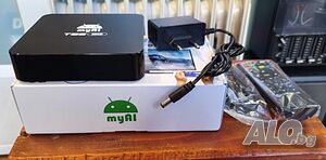 Нови quad core 1.7G tv box myAl T95 5G Android 11 4GB RAM 64GB ROM 12 месеца гаранция от вносител