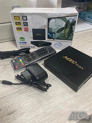 @█▬█ █ ▀█▀ Нови 4GB RAM/32GB GMXQ MAX четиряден процесор 2GHZ Android 11.1 TV BOX 4K WiFi Smart Tv