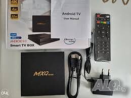@█▬█ █ ▀█▀ Нови 4GB RAM/32GB GMXQ MAX четиряден процесор 2GHZ Android 11.1 TV BOX 4K WiFi Smart Tv