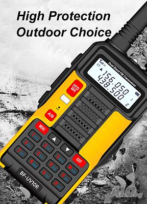 !!! █▬█ █ ▀█▀ Baofeng 10R PLUS 16W 8800Mah Двубандоа радиостанция до 36 км 12м гаранци