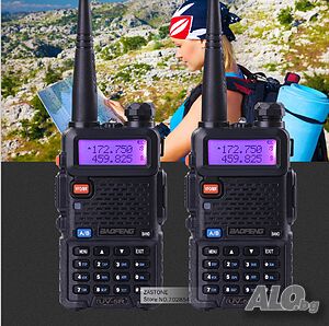 *█▬█ █ ▀█▀ Нова Двубандова радиостанция UV-5R baofeng 5R 8w 3800mah от вносител 12 месеца гаранция.