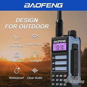 Нова РАДИОСТАНЦИЯ BAOFENG UV 16 Ultra 25w 12500mah dual band + 3 подаръка двубандова ip68