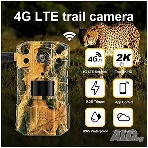 Нови 4G MYAI HC01 LTE Ловна камера 14MP 2.7K двойно аудио APP до 128GB PIR свързване и гледане от ра