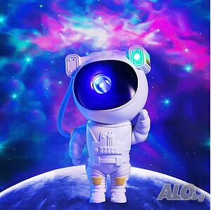Нова Астронавт проектор ULTRA 2023 звездно небе, Детска нощна лампа astronaut proektor