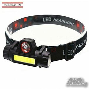 Акумулаторен LED фенер челник High Power / 414