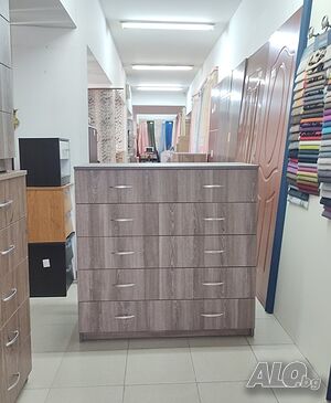 Скрин пдч с 5 чекмеджета 100/45/100 см