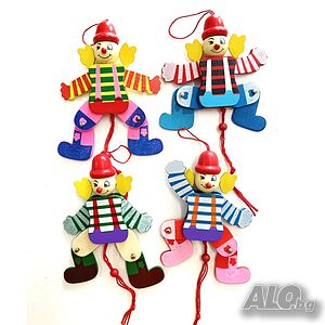 Дървена фигурка Клоун / 7626