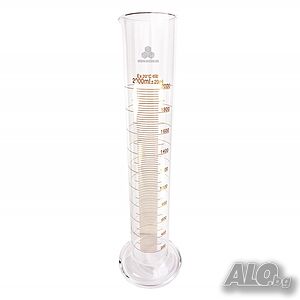 Мерителен цилиндър 2000 мл, Деление 20 ml, Боросиликатно стъкло, 20214442