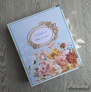 Скрапбук албум ”Пролетна феерия”, ръчна изработка /52.21