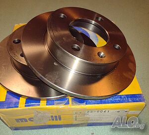 НОВИ предни дискове 2бр. METELLI за FORD Fiesta Mk1 Mk2 0.9, 1.1, 1.3, 1.6 D, 1976-1989