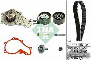 Ангренажен комплект INA за PEUGEOT и CITROEN 1,6 HDi/ FORD 1.6 TDCi