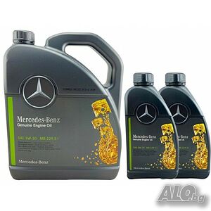 Най-ниски цени на оригинално масло Mercedes 5W30