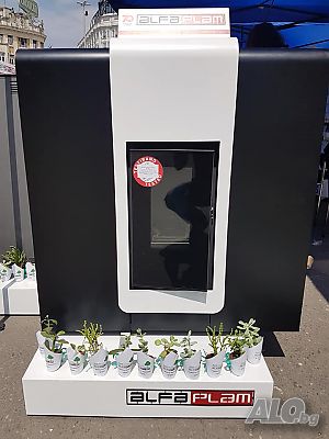 Пелетна камина Xila Idro 18 kW на Алфа-Плам