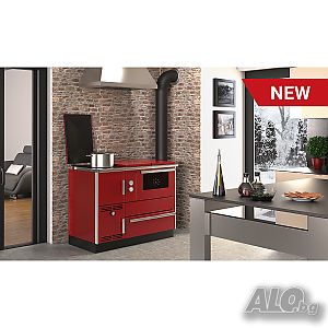 Многофункционална готварска печка на твърдо гориво Alfa Term 35 - 32 kW на Алфа-Плам