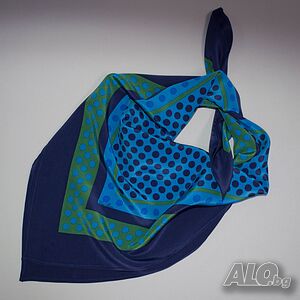 Шал Loro Piana естествена коприна принт точки