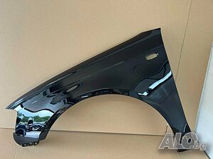 НОВ ляв преден калник боядисан черен LY9B Audi A3 8P 2003 - 2008